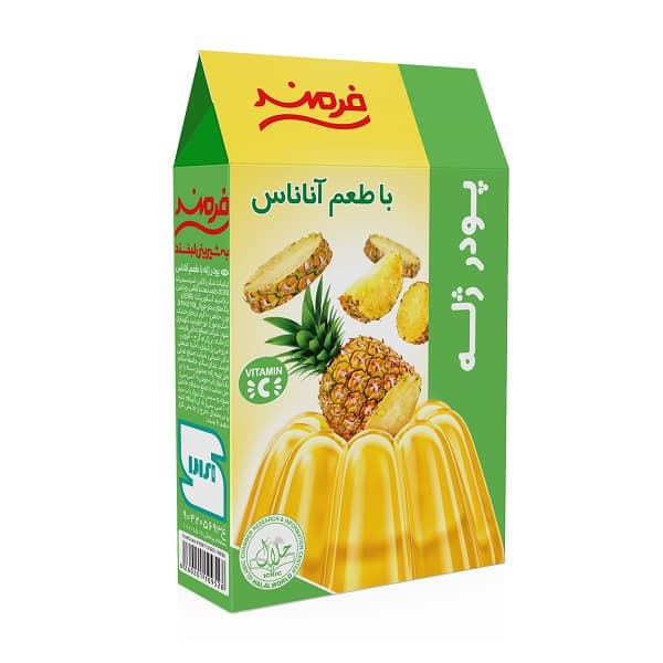 پودر ژله فرمندد آناناس 100گرمی