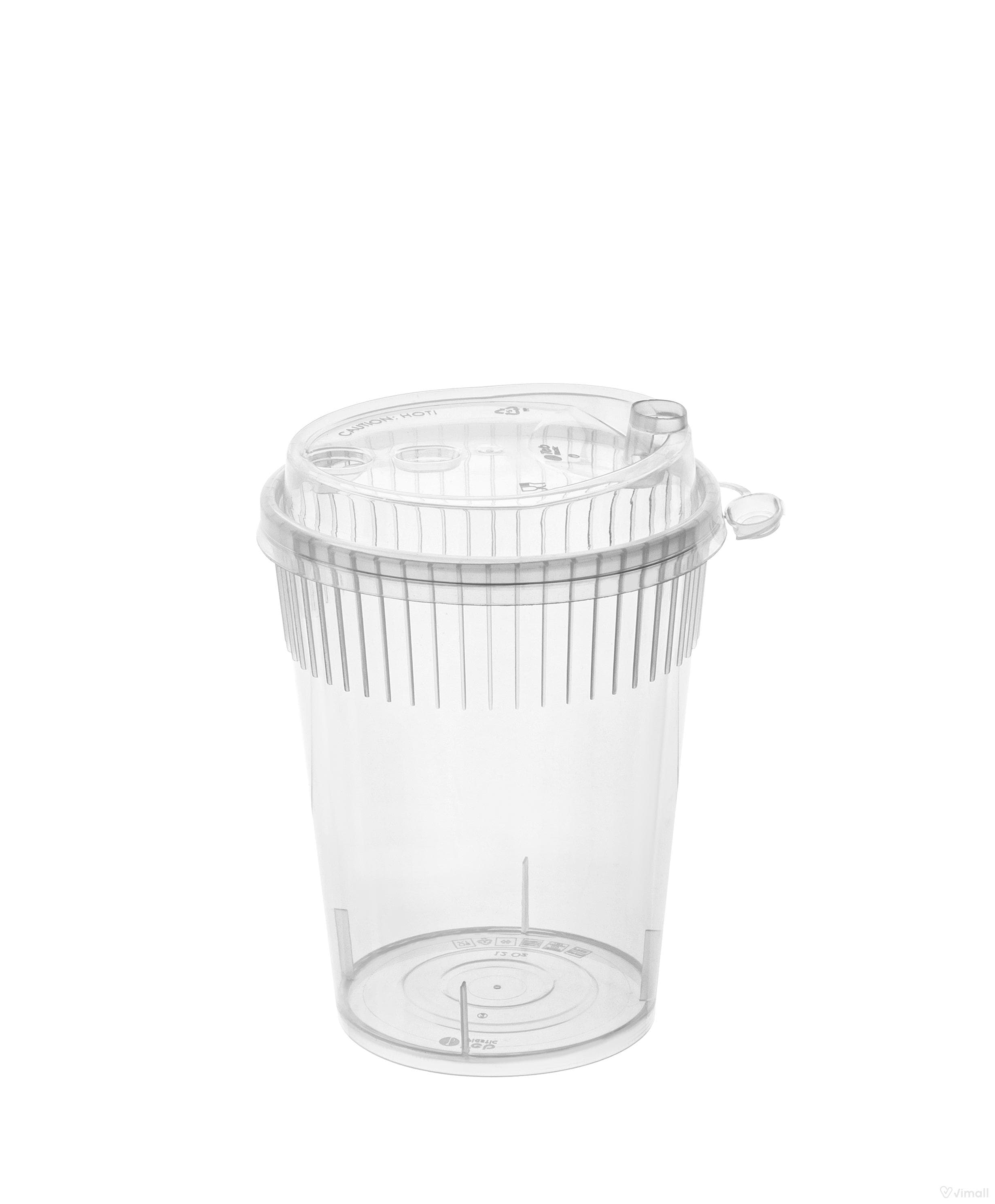 لیوان و درب کلمبیا شفاف طب پلاستیک