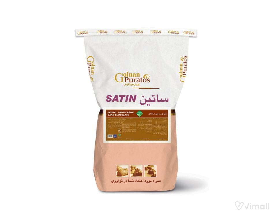 تگرال ساتین شکلات 20 کیلویی گلنان پوراتوس