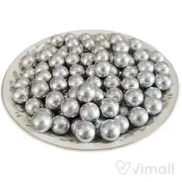 مروارید نقره ایی متالیک سایز5 900 گرمی تاژینه