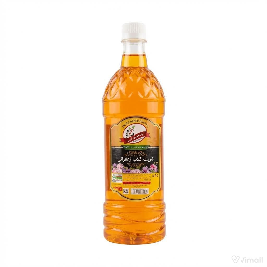 شربت پاستور گلاب زعفران جمال