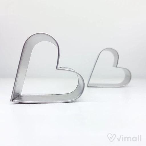کاتر شیرینی مشهدی تکی استیل (قلبی)